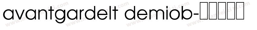 avantgardelt demiob字体转换